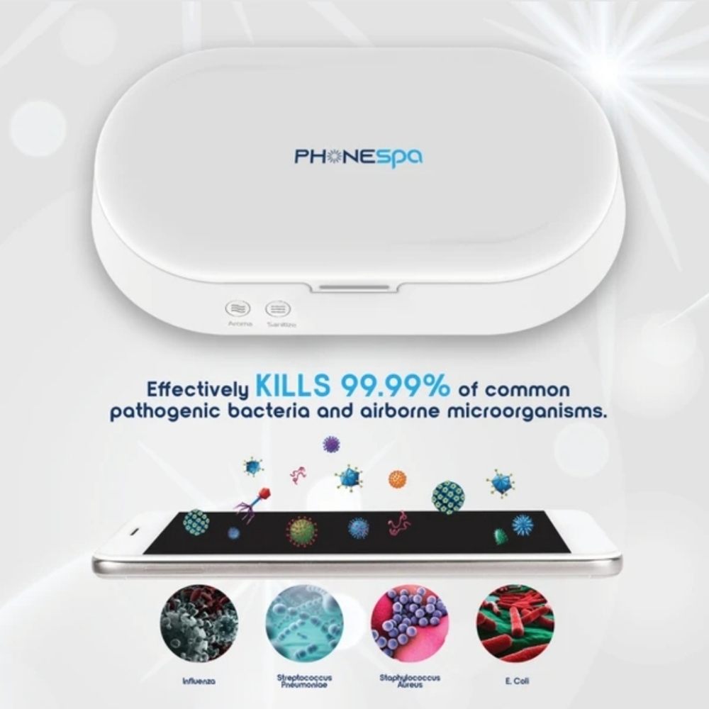 PhoneSpa Phone And Accessory Sanitizer, Aromathera